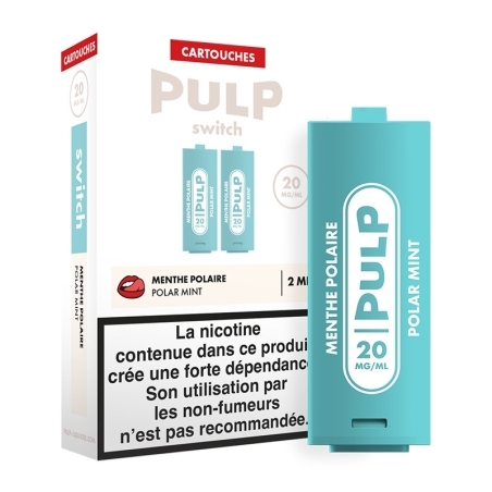 Cartouche Menthe Polaire 2 x 2 ml - Le Pod Switch Pulp pas cher Cartouche Menthe Polaire 2 x 2 ml - Le Pod Switch Pulp pas cher