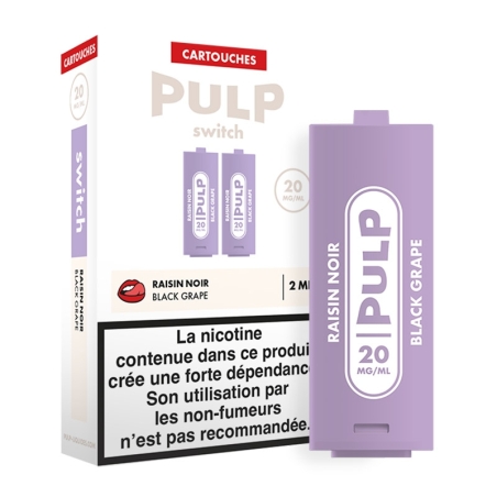 Cartouche Raisin Noir 2 x 2 ml - Le Pod Switch Pulp pas cher Cartouche Raisin Noir 2 x 2 ml - Le Pod Switch Pulp pas cher