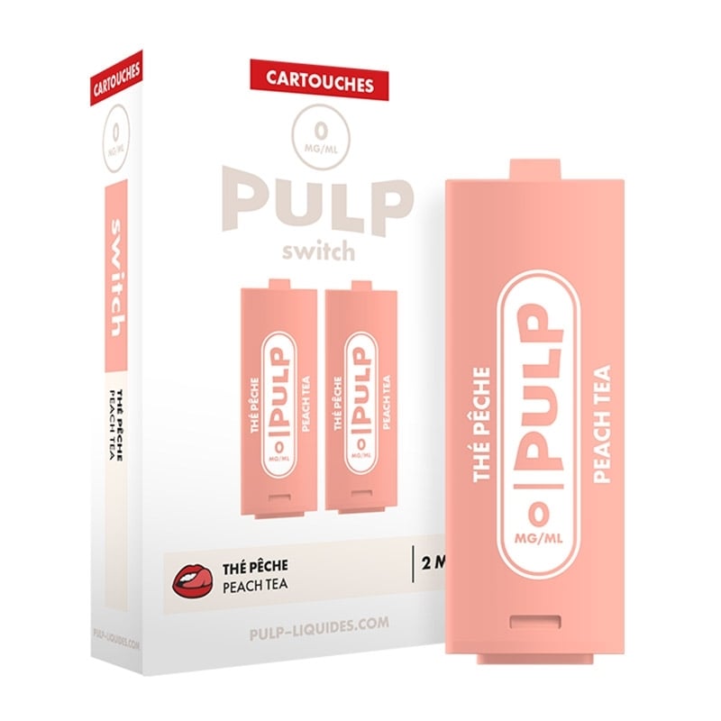 Cartouche Thé Pêche 2 x 2 ml - Le Pod Switch Pulp pas cher