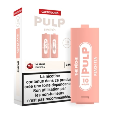 Cartouche Thé Pêche 2 x 2 ml - Le Pod Switch Pulp pas cher
