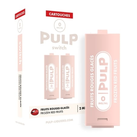 Cartouche Fruits Rouges Glacés 2 x 2 ml - Le Pod Switch Pulp pas cher