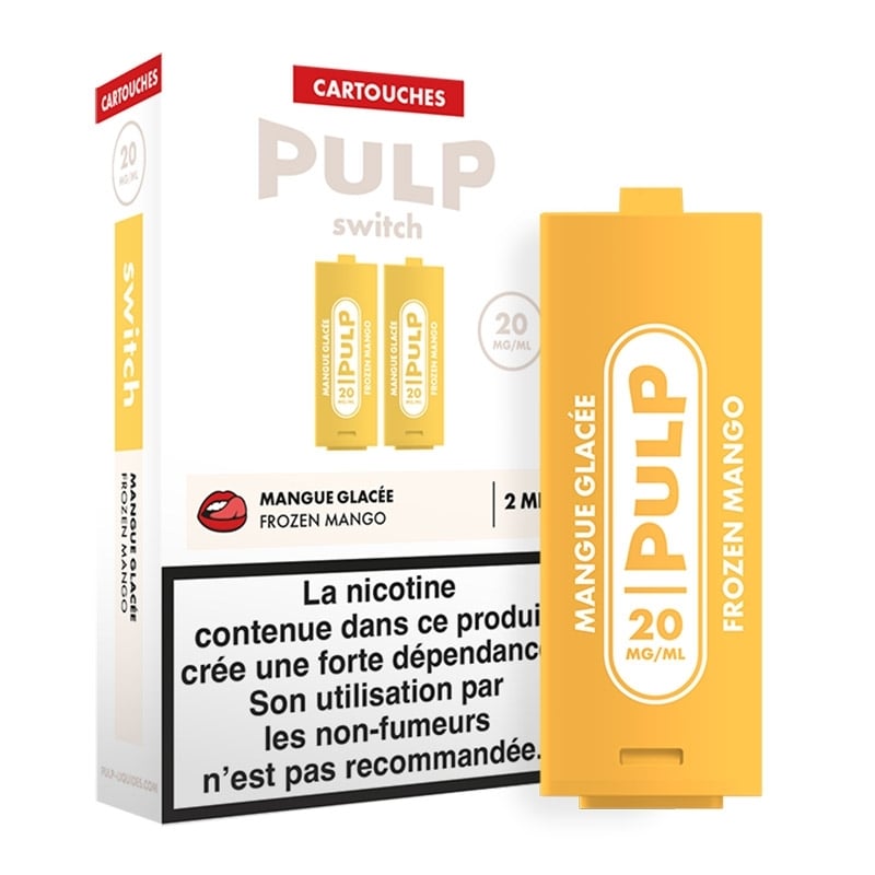 Cartouche Mangue Glacée 2 x 2 ml - Le Pod Switch Pulp pas cher