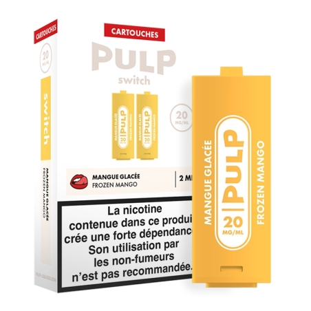Cartouche Mangue Glacée 2 x 2 ml - Le Pod Switch Pulp pas cher Cartouche Mangue Glacée 2 x 2 ml - Le Pod Switch Pulp pas cher