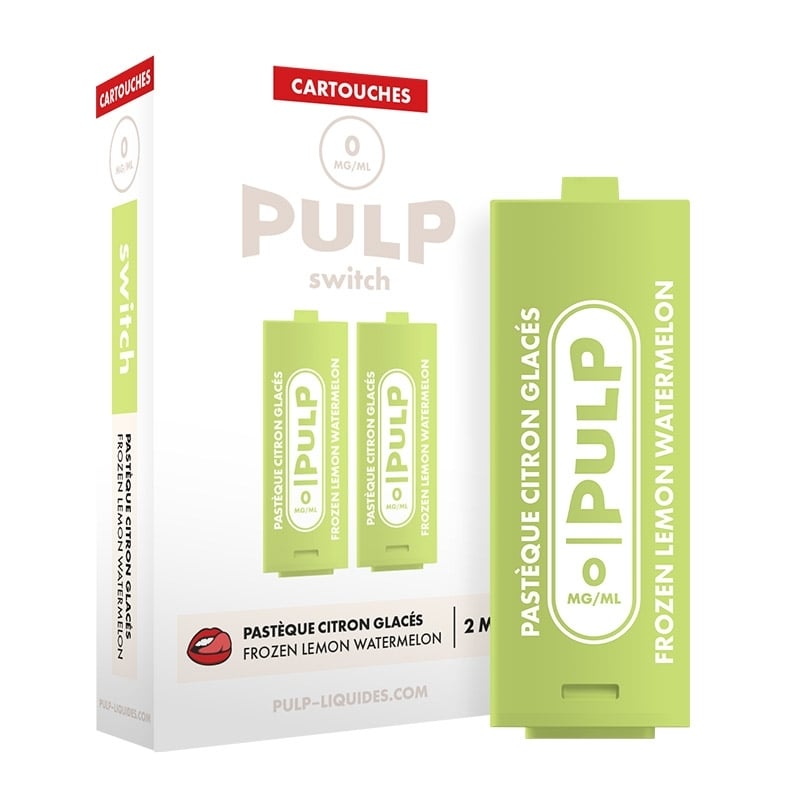 Cartouche Pastèque Citron Glacés 2 x 2 ml - Le Pod Switch Pulp pas cher