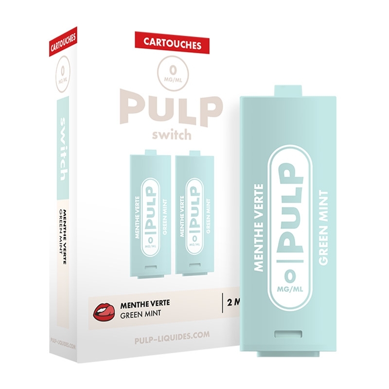 Green Mint Cartridge 2 x 2 ml - Le Pod Switch Pulp cheap