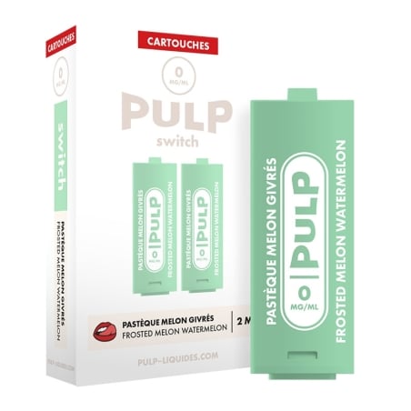 Cartouche Pastèque Melon Givrés 2 x 2 ml - Le Pod Switch Pulp pas cher