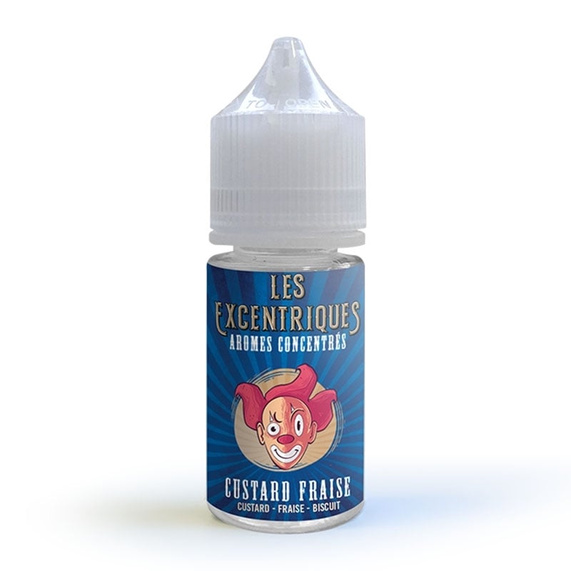 e-liquide Arôme Custard Fraise 30 ml - Cirkus pas cher
