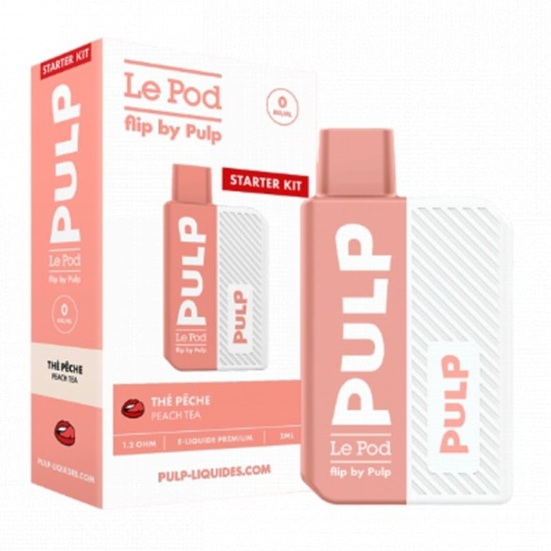 Kit Thé Pêche 2 ml - Pod Flip Pulp pas cher