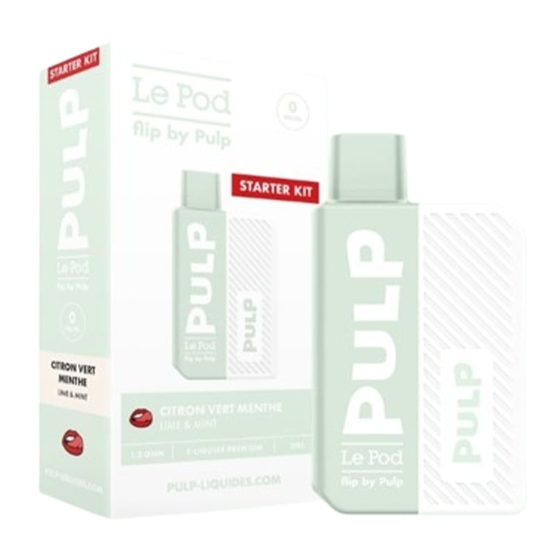 Kit Citron Vert Menthe 2 ml - Pod Flip Pulp pas cher