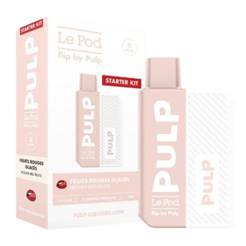 Kit Fruits Rouges Glacés 2 ml - Pod Flip Pulp pas cher