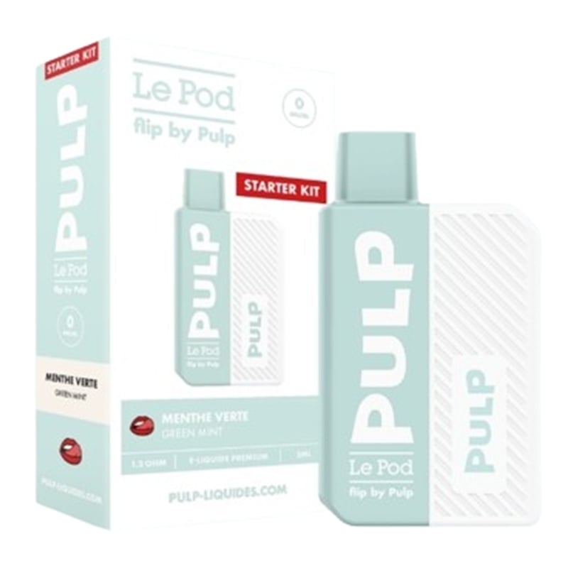 Kit Menthe Verte 2 ml - Pod Flip Pulp pas cher