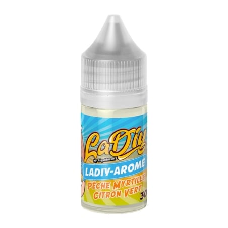 Concentré Pêche Myrtille Citron 30 ml LaDIY - Liquidarom pas cher