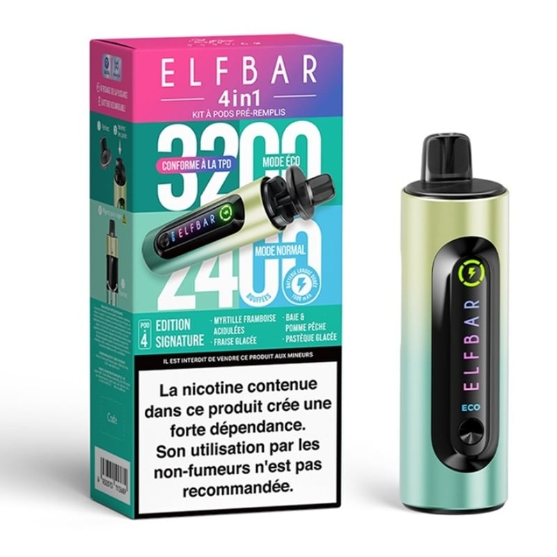 e-liquide Kit EB 4in1 - Elfbar pas cher