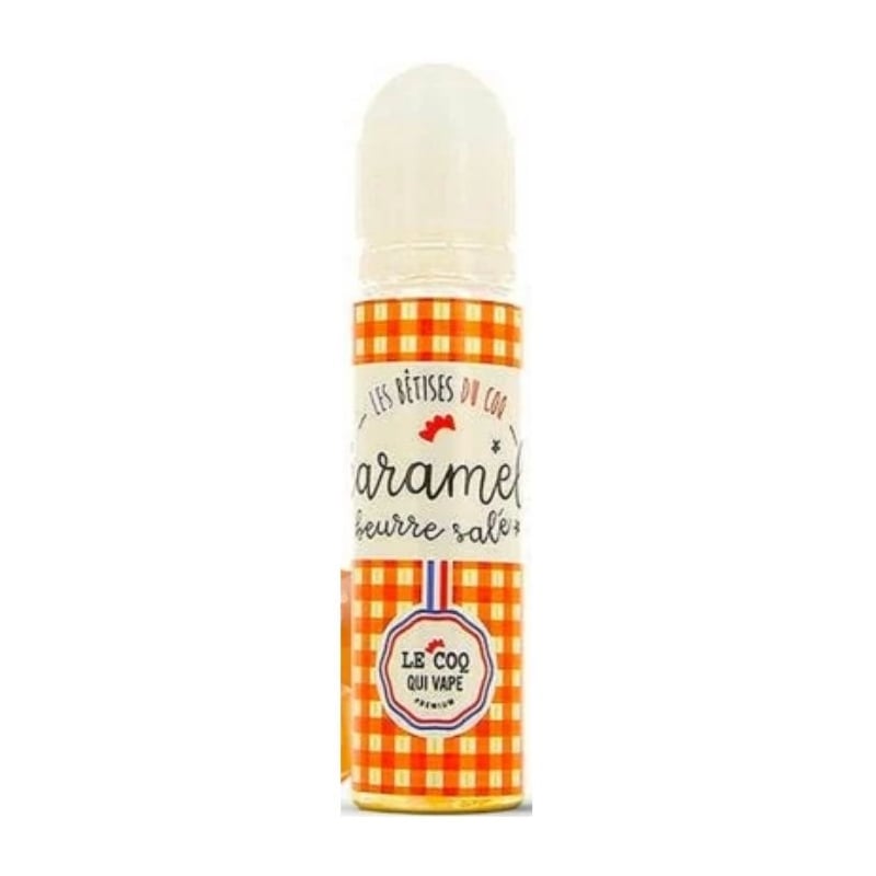 e-liquide Caramel Beurre Salé 50 ml - Les Bêtises Du Coq pas cher