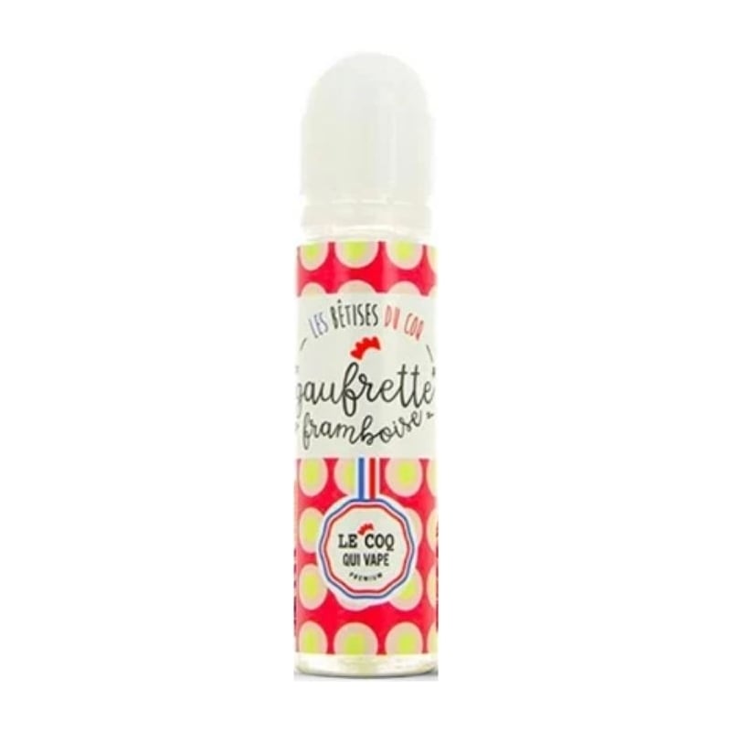 e-liquide Gaufrette Framboise 50 ml - Les Bêtises Du Coq pas cher