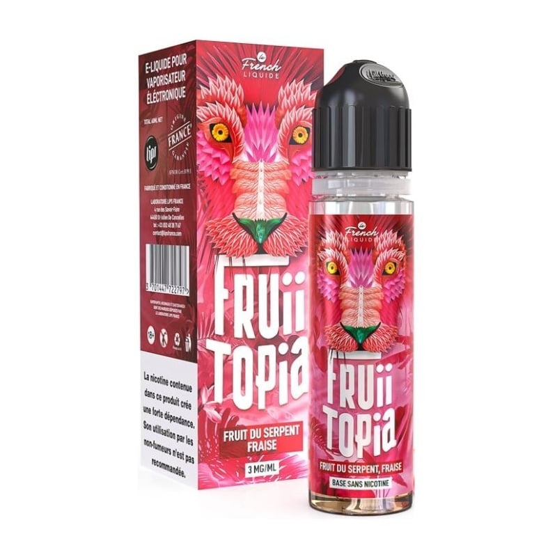 e-liquide Fruit du Serpent Fraise 60 ml - Fruiitopia pas cher