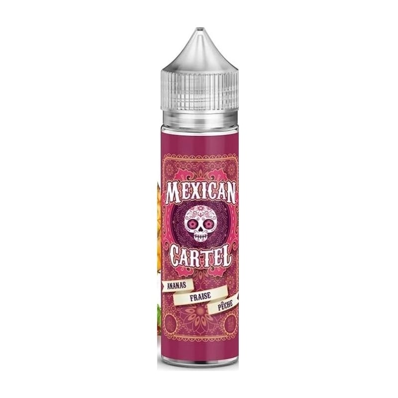 e-liquide Ananas Fraise Pêche 50 ml - Mexican Cartel pas cher