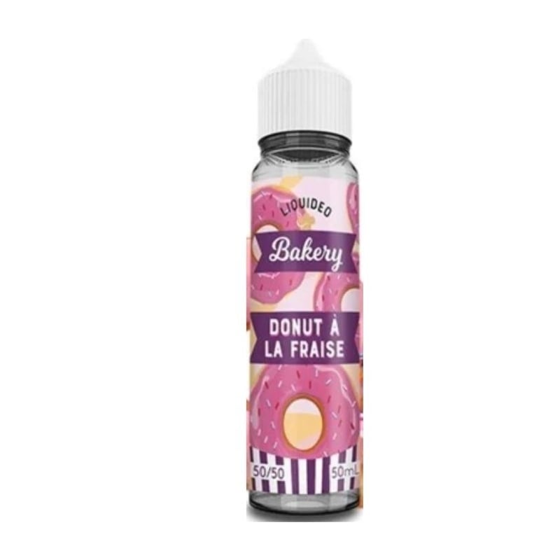 e-liquide Donut Fraise 50 ml - Liquideo Tentation pas cher