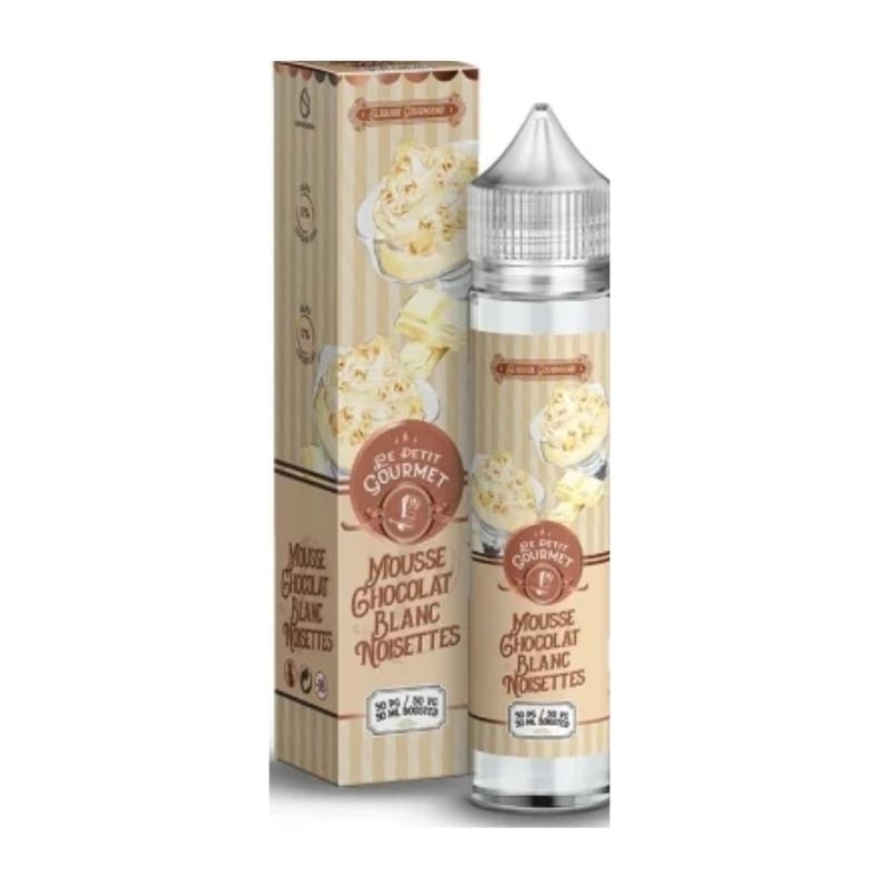 e-liquide Mousse Chocolat Blanc Noisettes 50 ml - Le Petit Gourmet pas cher e-liquide Mousse Chocolat Blanc Noisettes 50 ml - Le Petit Gourmet pas cher