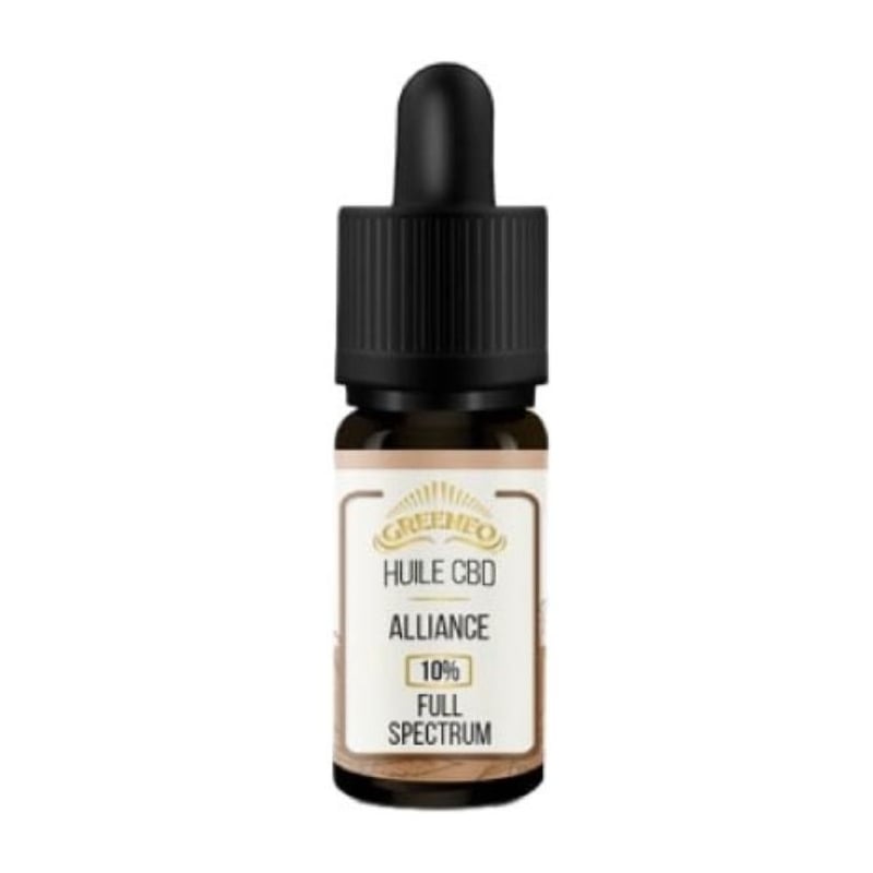 e-liquide Huile De CBD Full Spectrum Alliance 10 ml - Greeneo pas cher