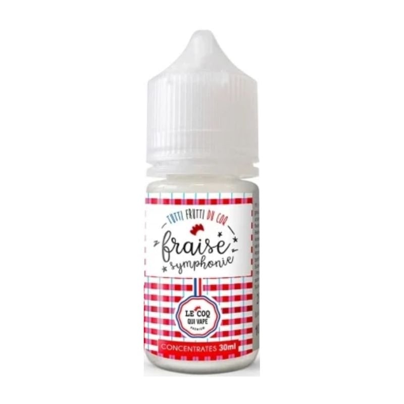 e-liquide Concentré Fraise Symphonie 30 ml - Tutti Frutti Du Coq pas cher