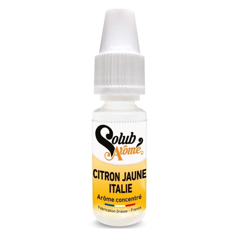 Concentré Citron Italie 10 ml - Solubarome pas cher
