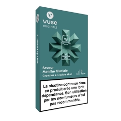 e-liquide Cartouches Menthe Glaciale - Vuse pas cher