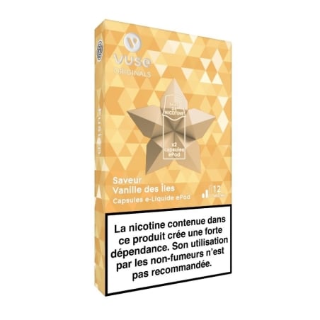 Cartouches Vanille des Îles - Vuse pas cher