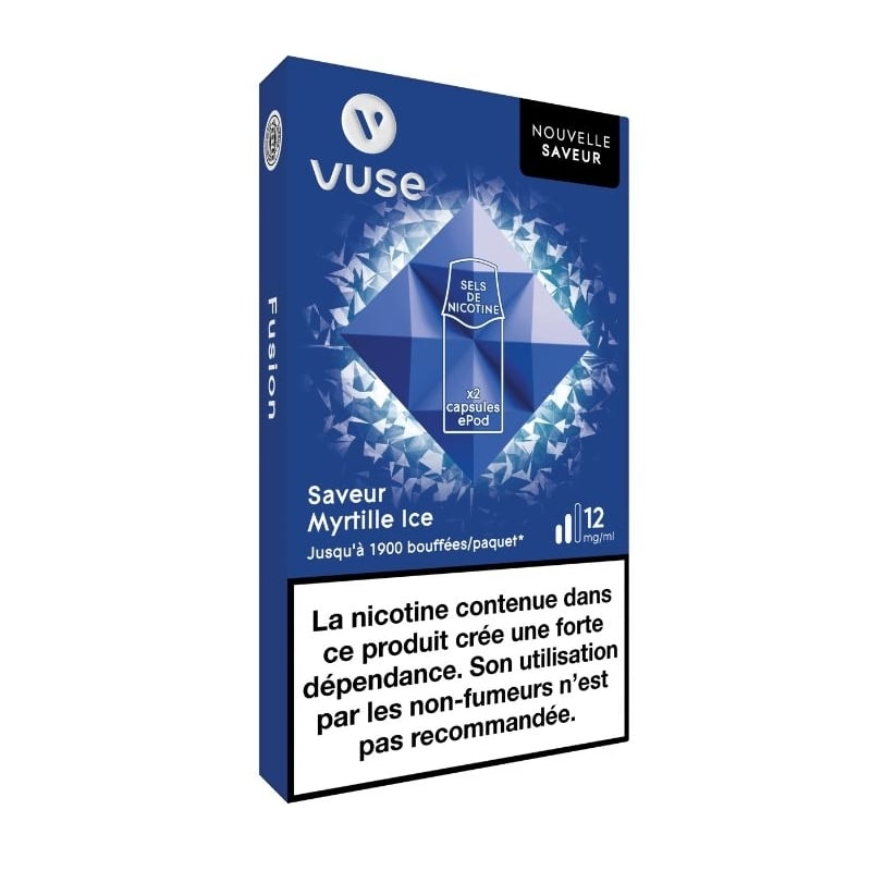 Cartouches Myrtille Ice - Vuse pas cher