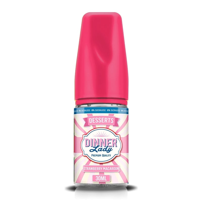 Concentré Strawberry Macaroon 30 ml - Dinner Lady pas cher Concentré Strawberry Macaroon 30 ml - Dinner Lady pas cher