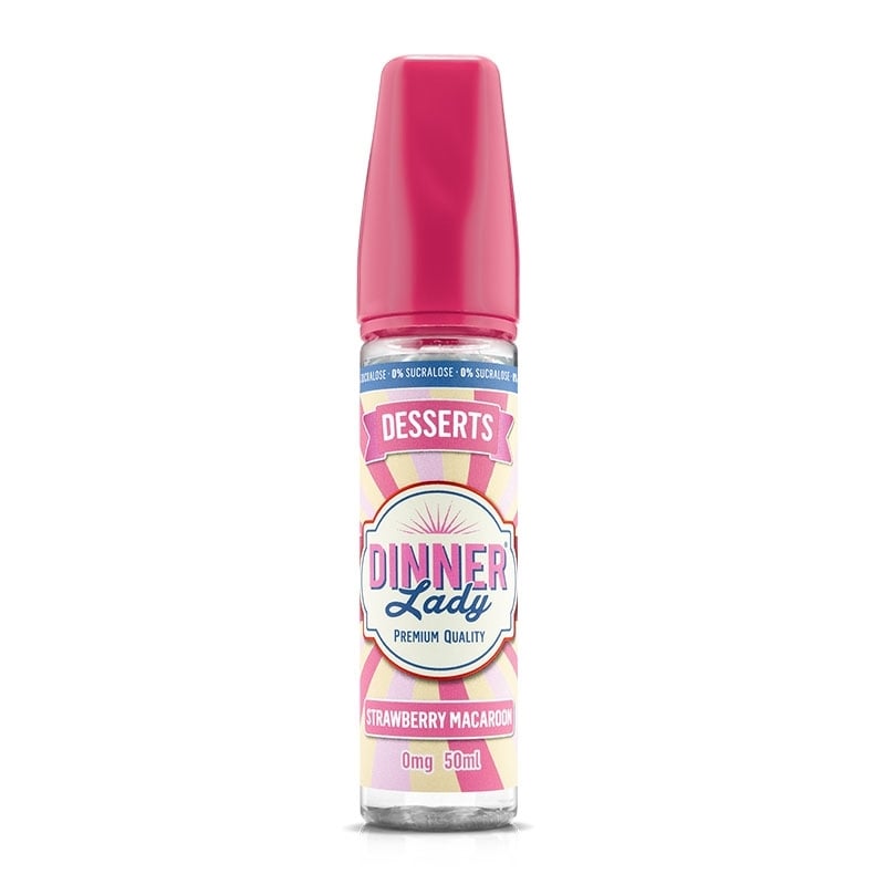e-liquide Strawberry Macaroon 50 ml - Dinner Lady pas cher