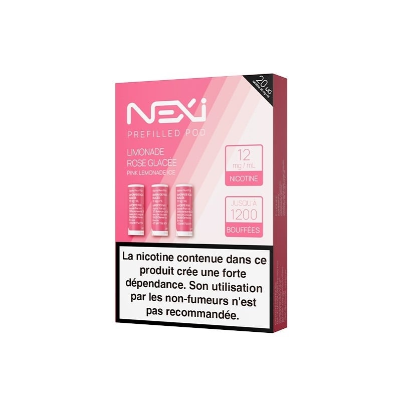Cartouches Nexi One et Nexi One Dual 12 mg - Aspire pas cher