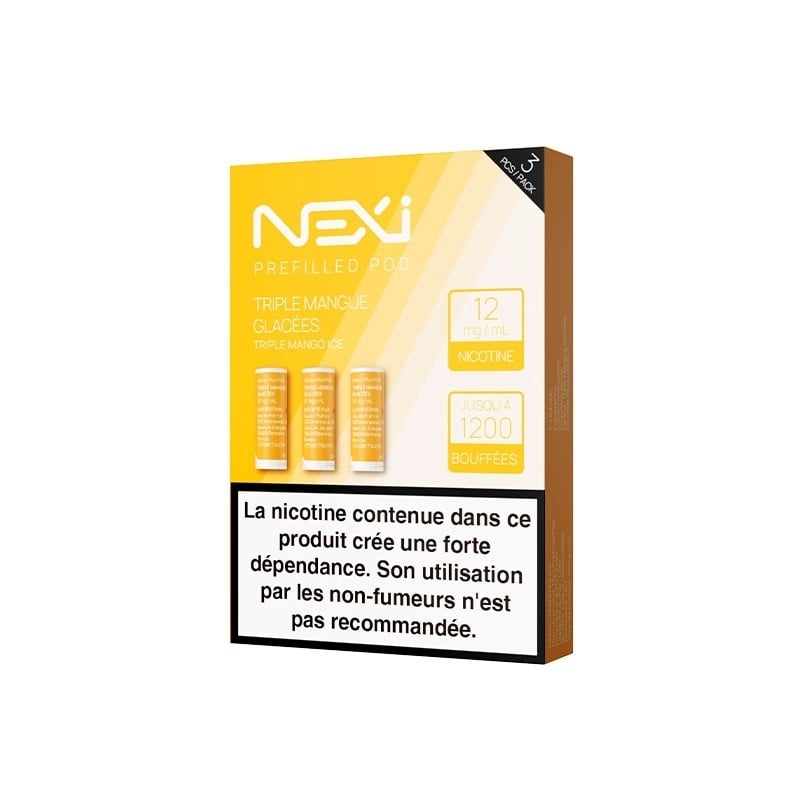 Cartouches Nexi One et Nexi One Dual 12 mg - Aspire pas cher