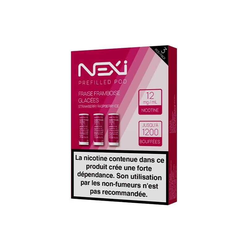 Cartouches Nexi One et Nexi One Dual 12 mg - Aspire pas cher
