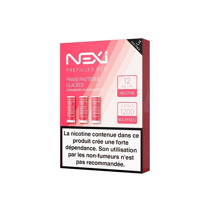 Cartouches Nexi One et Nexi One Dual 12 mg - Aspire pas cher