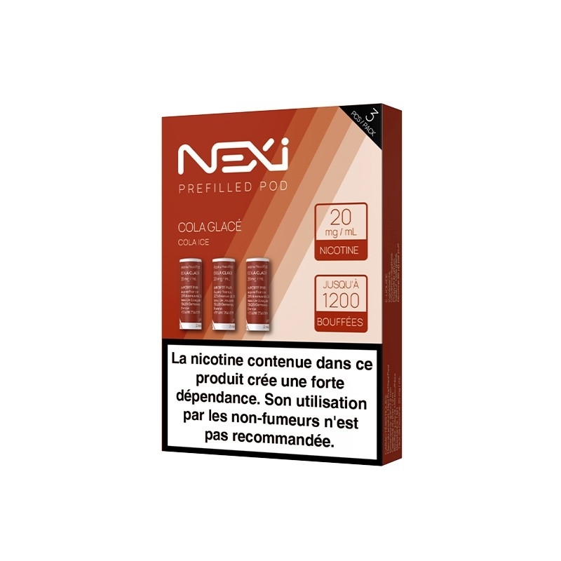 Cartouches Nexi One et Nexi One Dual 20 mg - Aspire pas cher