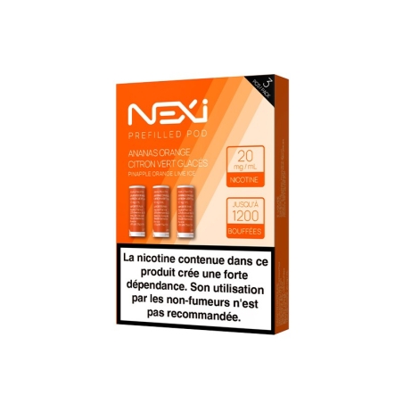 Cartouches Nexi One et Nexi One Dual 20 mg - Aspire pas cher