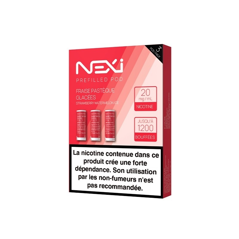 Cartouches Nexi One et Nexi One Dual 20 mg - Aspire pas cher