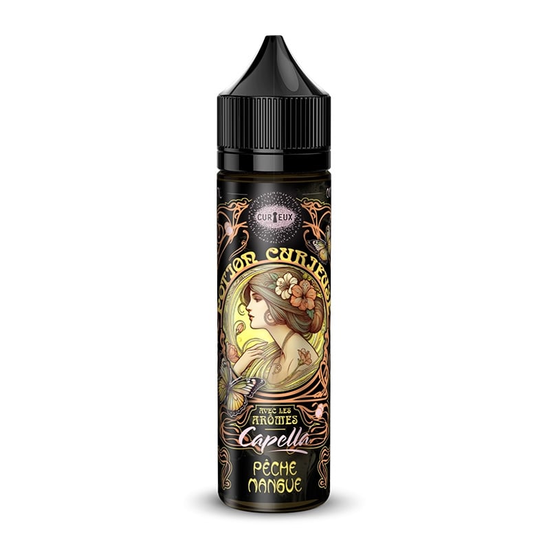 E-liquide Pêche Mangue 50 ml Curieux pas cher | Le Vapoteur Discount