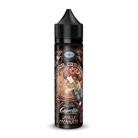 E-liquide Vanille Cacahuète 50ml Curieux pas cher | Le Vapoteur Discount
