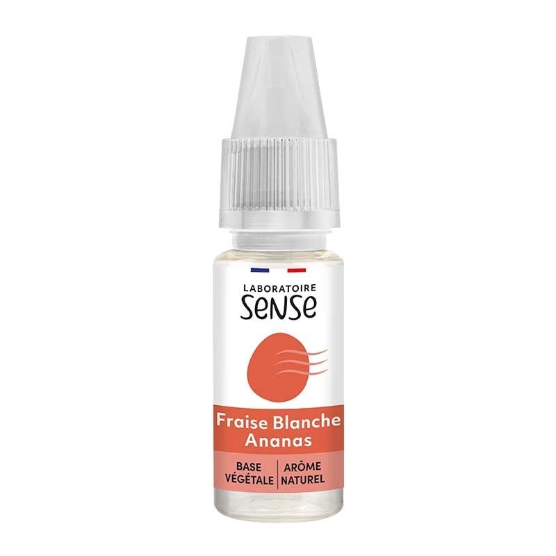 e-liquide Fraise Blanche Ananas 10 ml - Sense pas cher