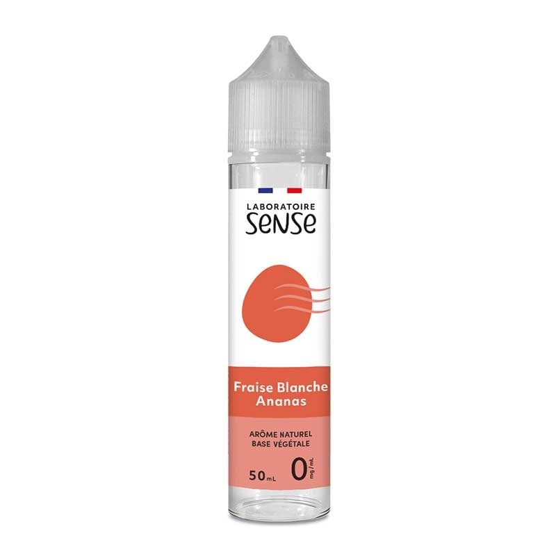 e-liquide Fraise Blanche Ananas 50 ml - Sense pas cher