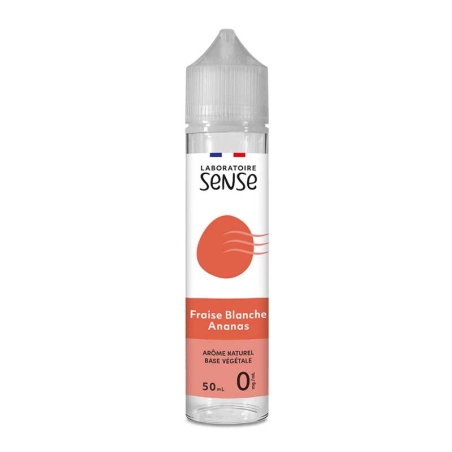 e-liquide Fraise Blanche Ananas 50 ml - Sense pas cher