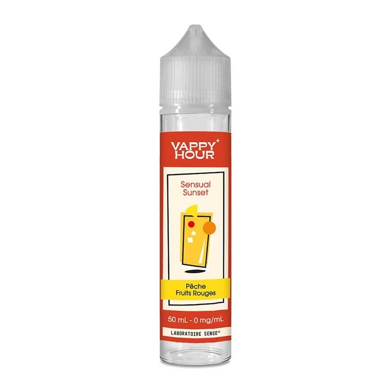 E-liquide Sensual Sunset 50 ml Vappy Hour - Sense pas cher | Le Vapoteur Discount