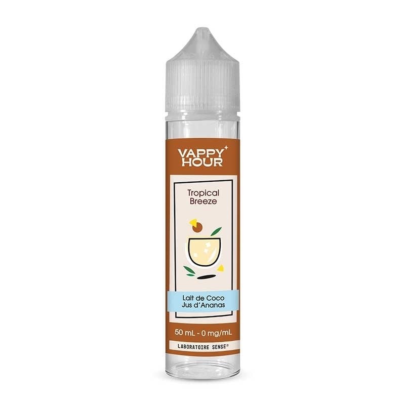 E-liquide Tropical Breeze 50 ml Vappy Hour - Sense pas cher | Le Vapoteur Discount