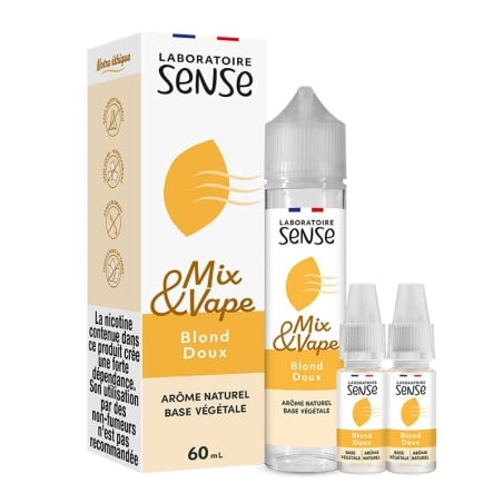 e-liquide Blond Doux 60 ml Mix & Vape - Sense pas cher