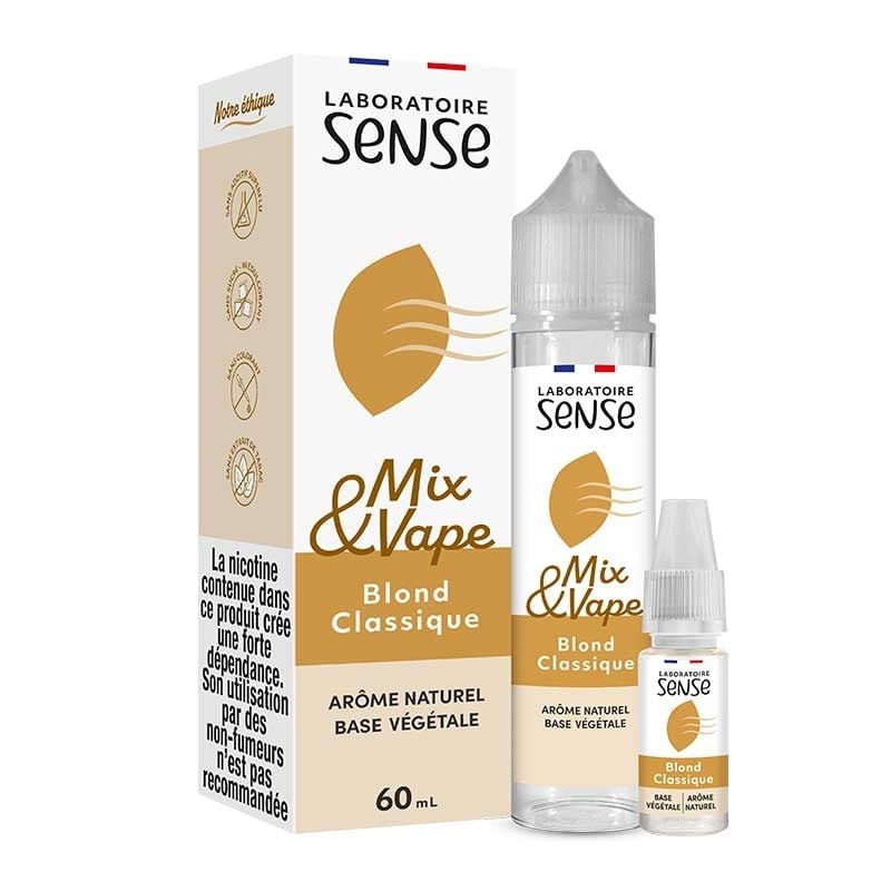 e-liquide Blond Classique 60 ml Mix & Vape - Sense pas cher