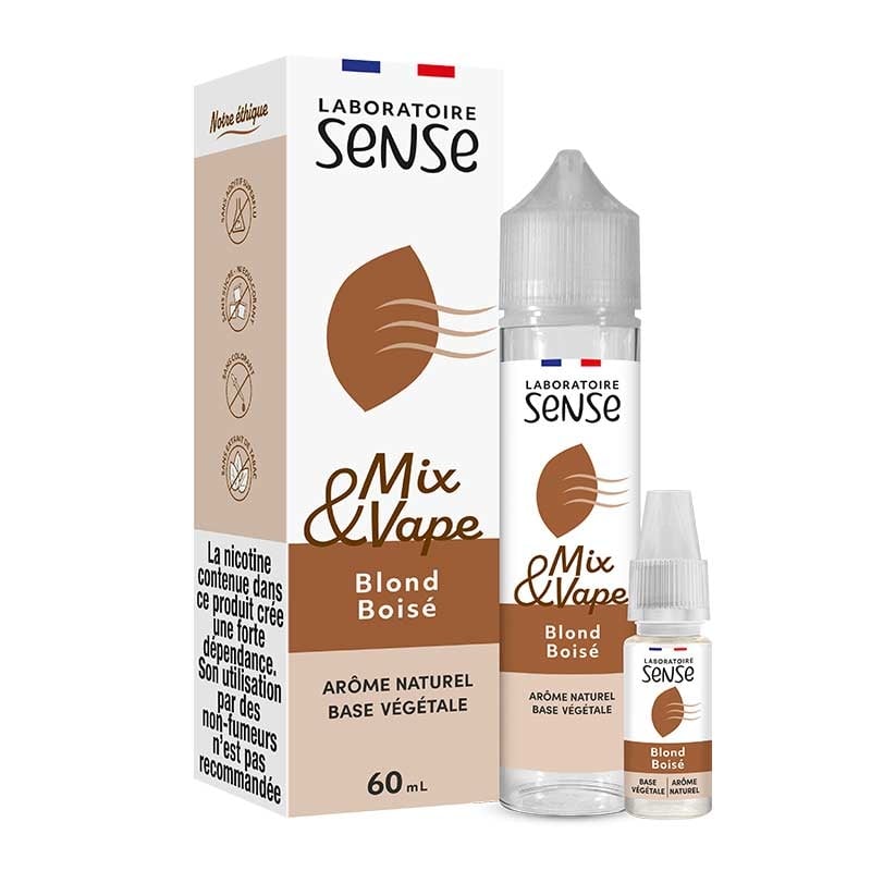 e-liquide Blond Boisé 60 ml Mix & Vape - Sense pas cher