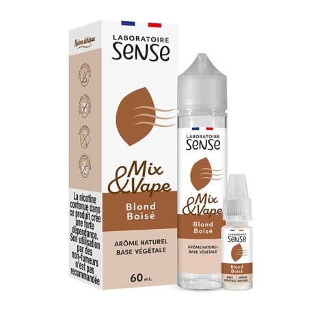 e-liquide Blond Boisé 60 ml Mix & Vape - Sense pas cher