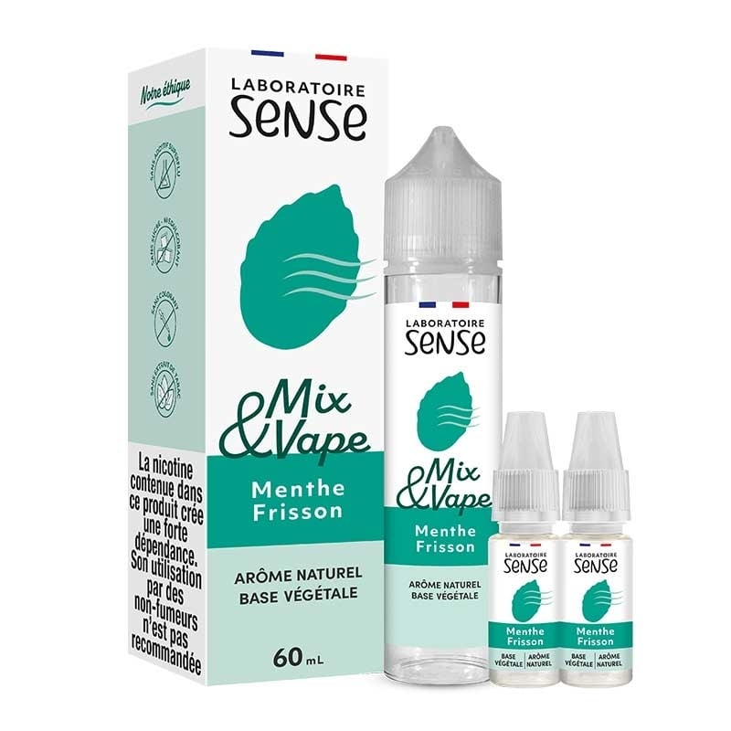 e-liquide Menthe Frisson 60 ml Mix & Vape - Sense pas cher